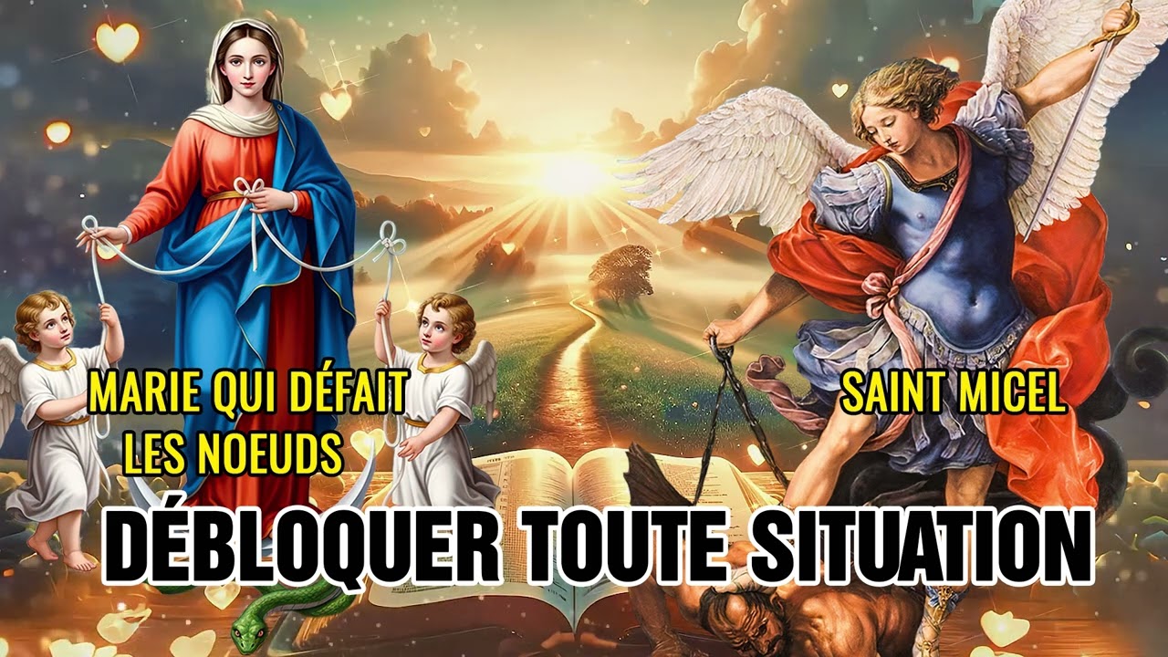 MARIE QUI DÉFAIT les NOEUDS et SAINT MICHEL ARCHANGE - Pour DÉBLOQUER toute SITUATION AUJOURD’HUI