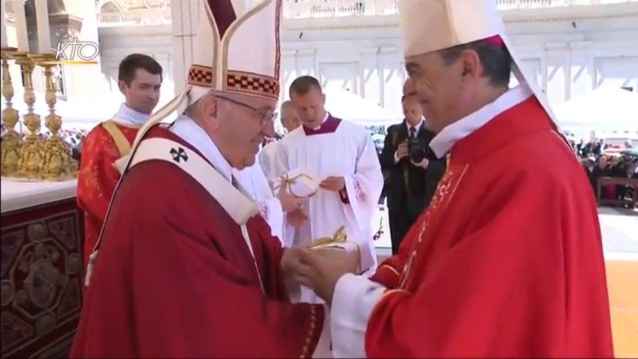 Mgr Aupetit a reçu le pallium des mains du Pape