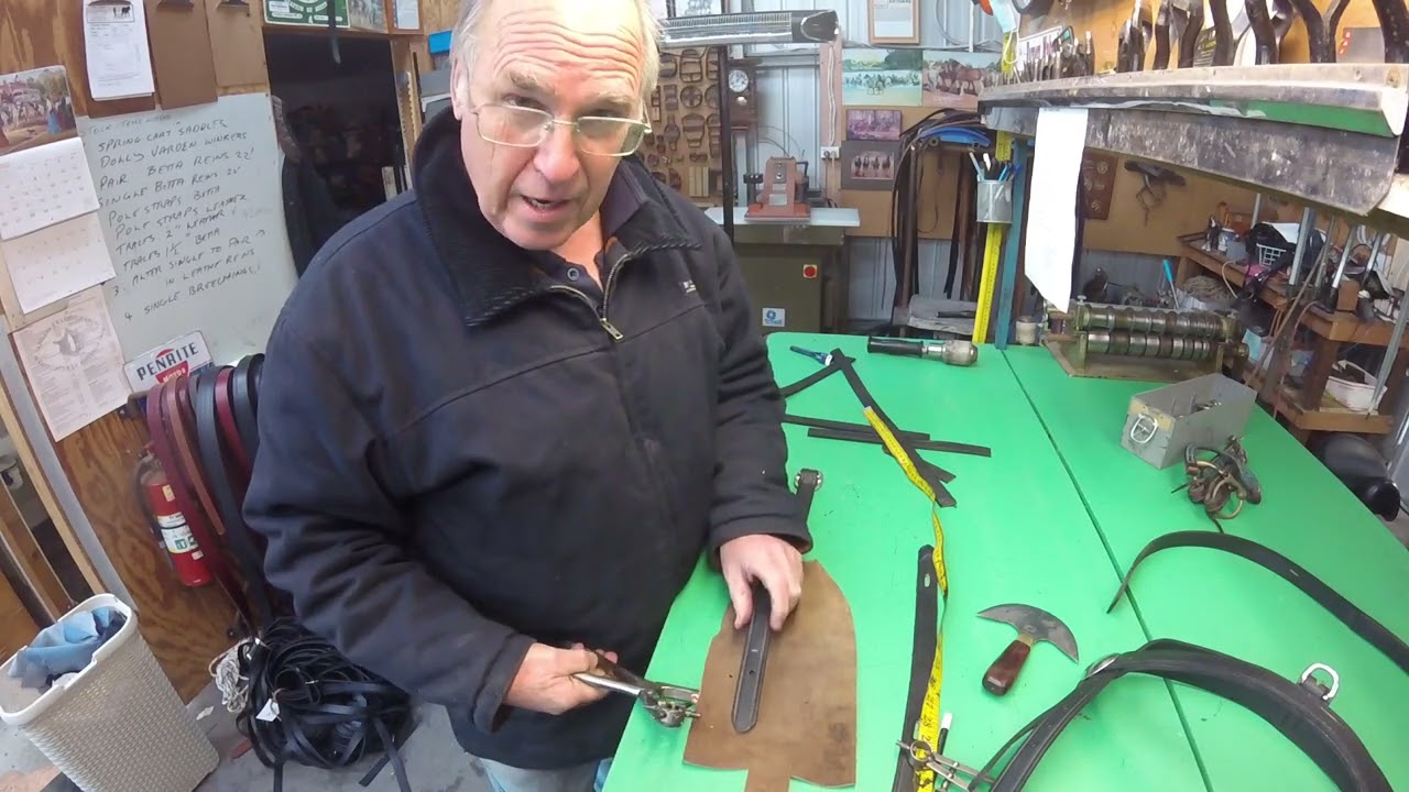 punching holes in leather