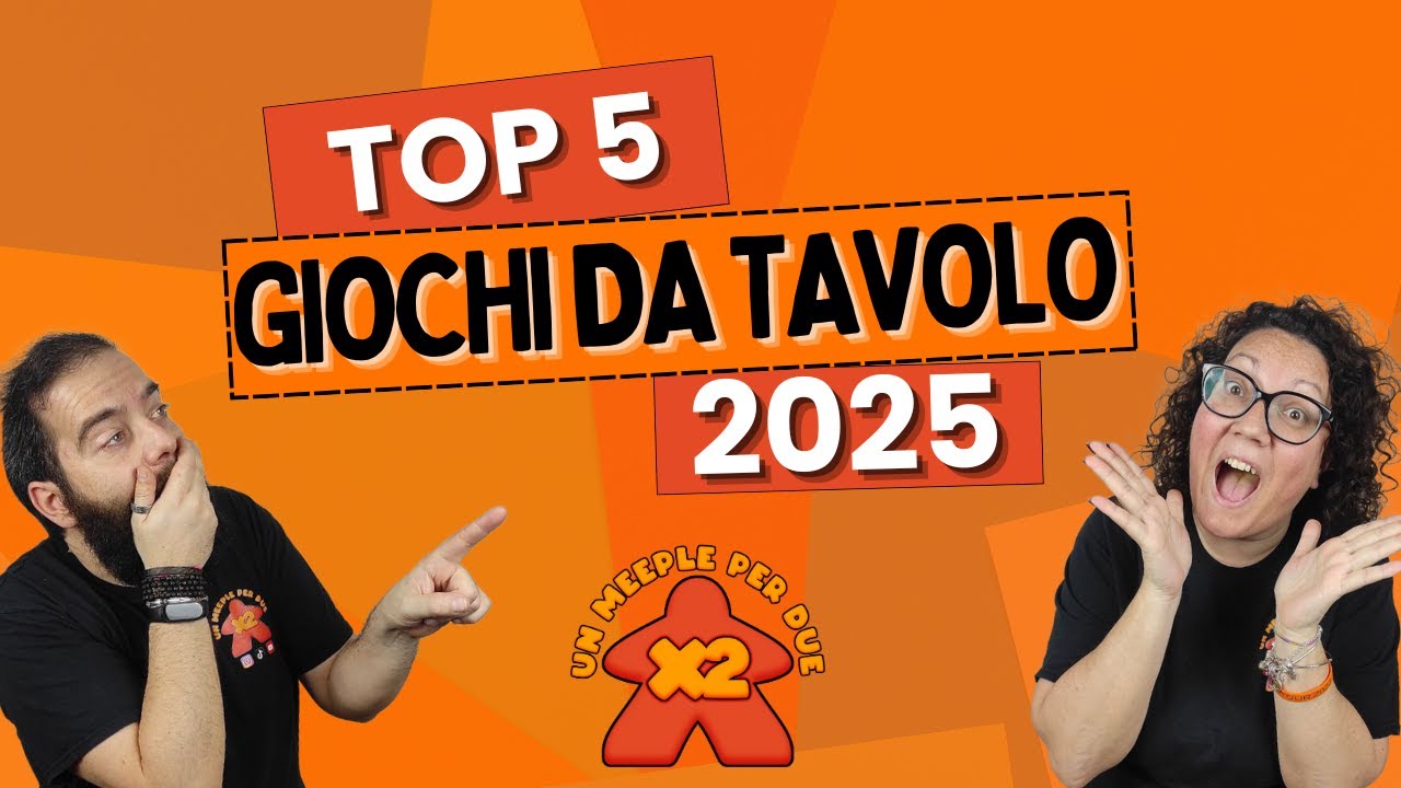 [SPECIALE] TOP 5 GIOCHI DA TAVOLO 2025