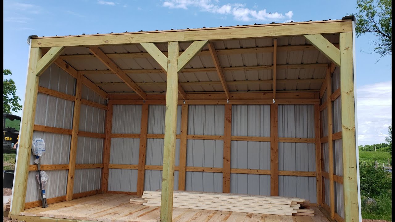 Making a New Greenhouse via a Lean pt 1