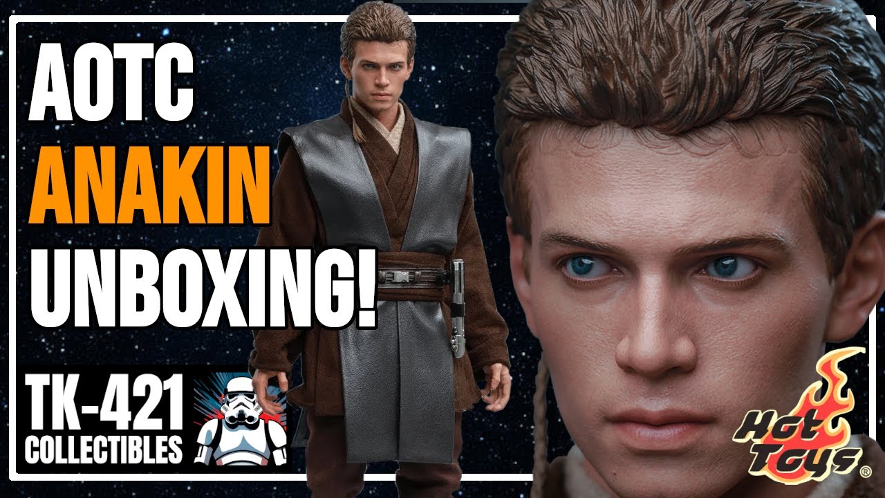 Hot Toys ANAKIN SKYWALKER MMS677 Attack of the Clones Unboxing and Review