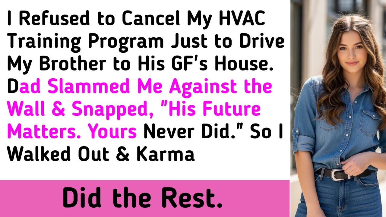 I Refused to Cancel My HVAC Training Program Just to Drive My Brother to His GF's House. Dad Slammed