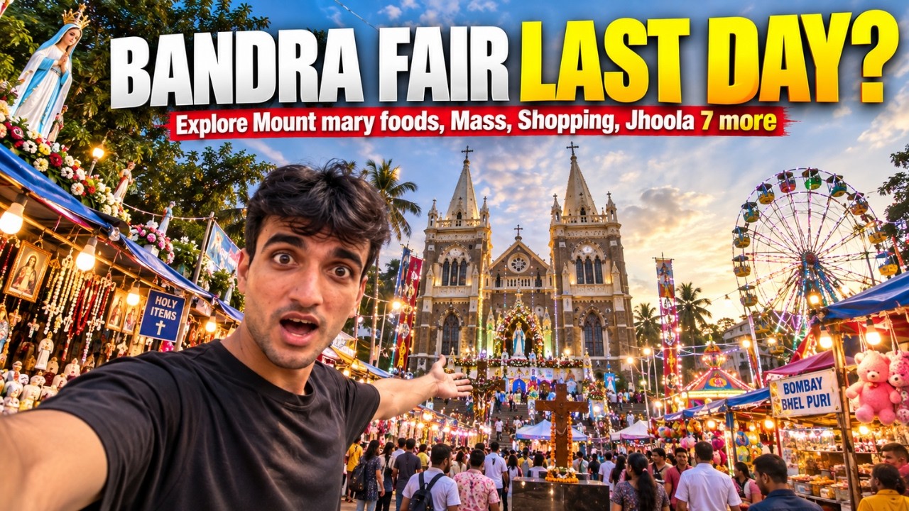 Mount Mary Fair LAST DAY 😱 | Bandra Fair 2026 | Food, Shopping & Mela Tour
