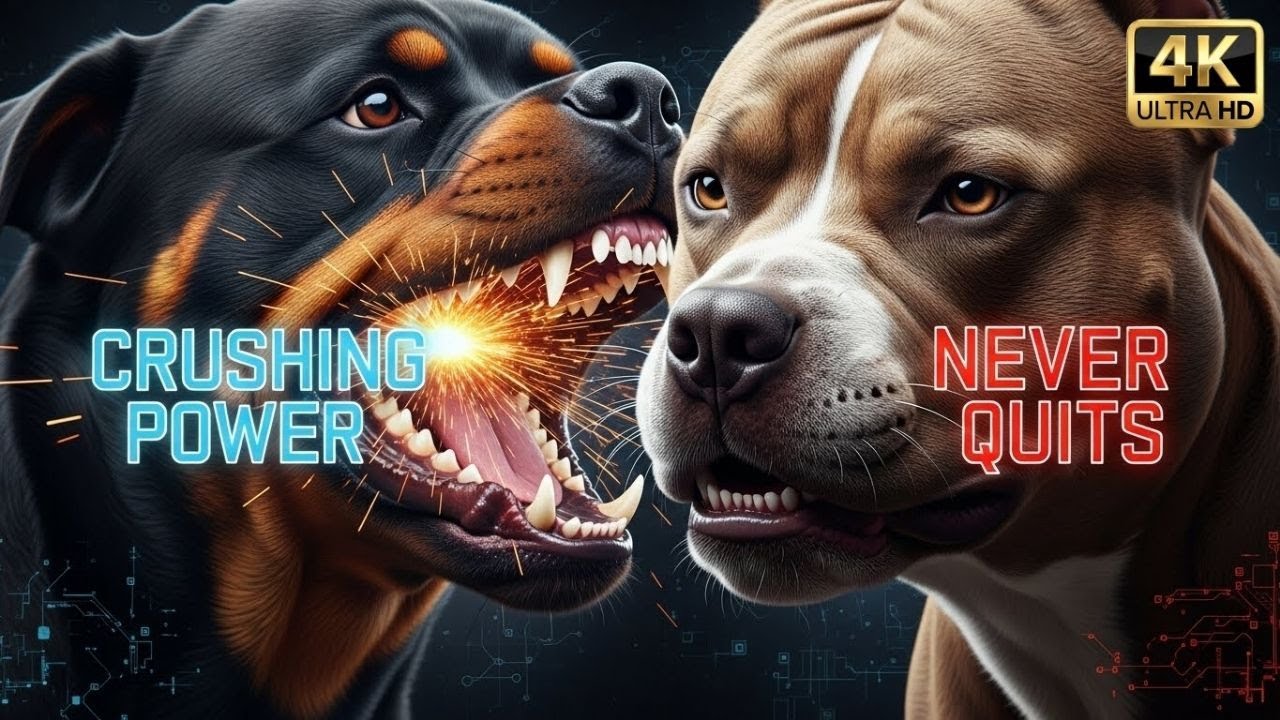 Pitbull vs. Rottweiler: Who Breaks First? The Ultimate Battle (Simulation)