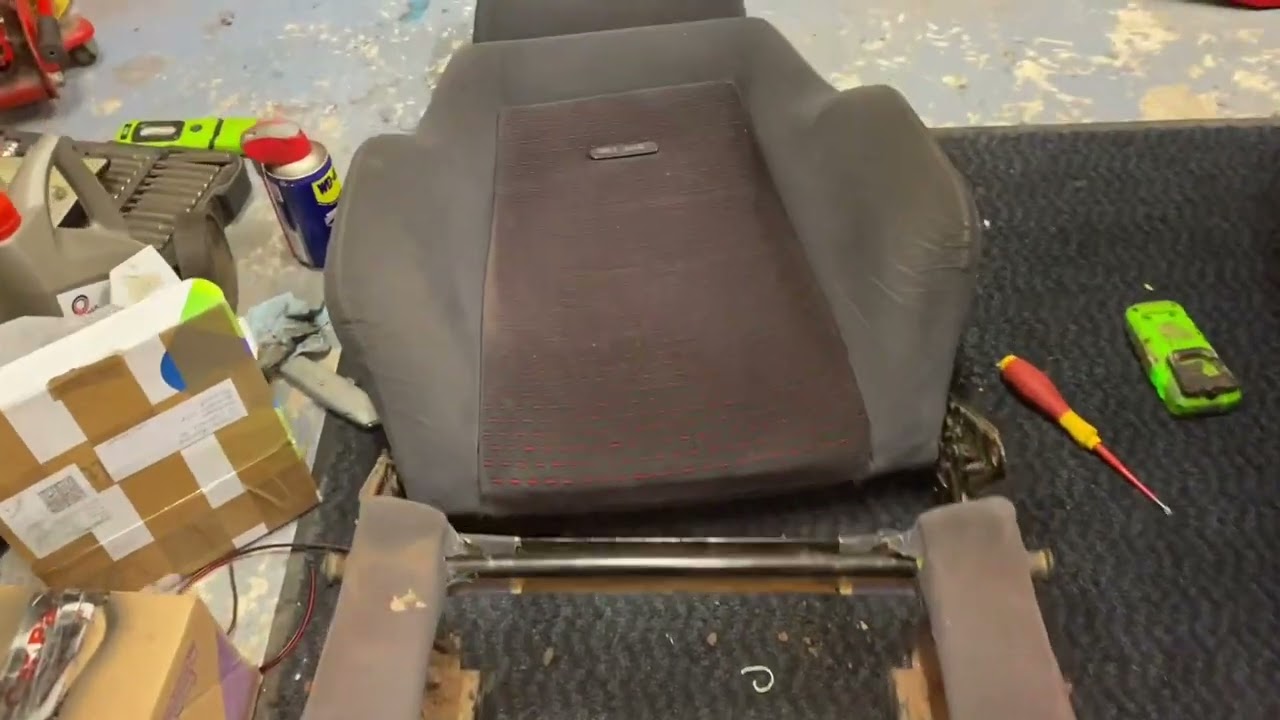 Recaro Rs turbo seat base and bolster repair - how to guide