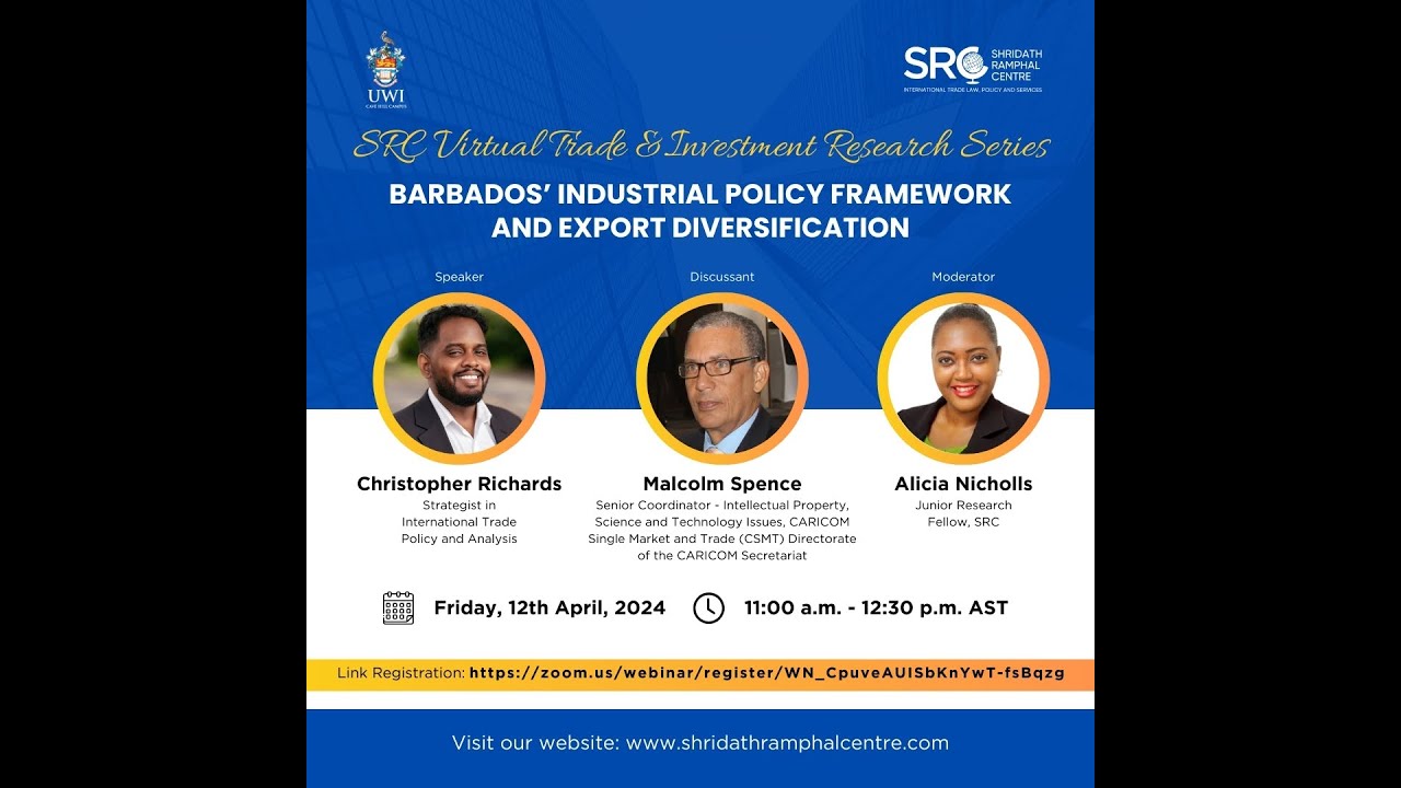 Barbados' Industrial Policy Framework and Export Diversification