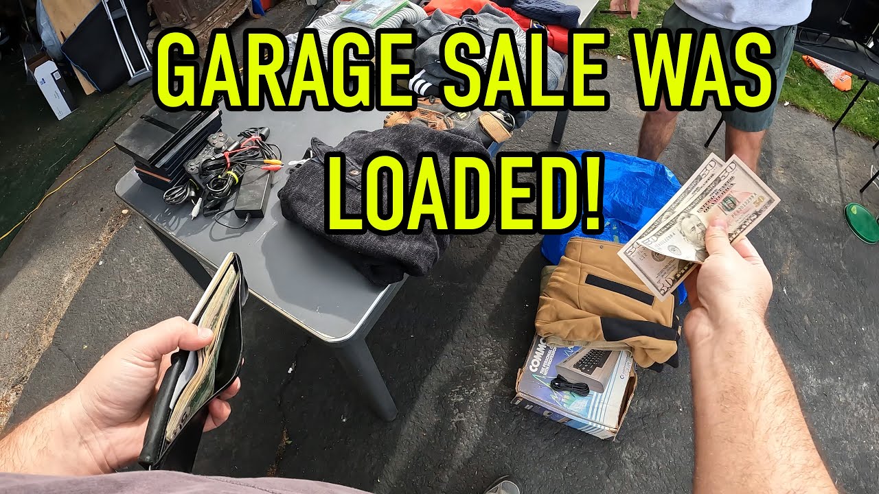SUMMER GARAGE SALES HAD TONS OF TREASURE FOR ME TO RESELL! #ebay #ebayreseller #garagesale #profit