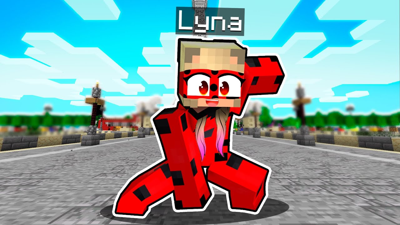 ME CONVIERTO EN LADYBUG EN MINECRAFT