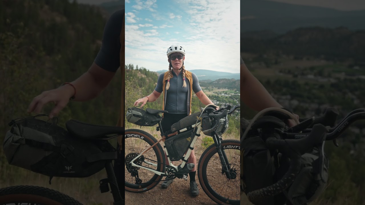 Meaghan Hackinen's SRMR Setup #cycling #ultradistancecycling #bikepacking #silkroadmountainrace