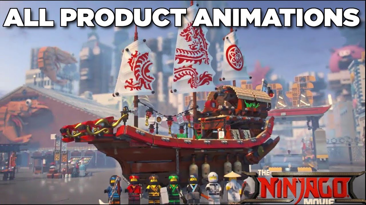 All Lego Ninjago Movie Product Animations (HD)