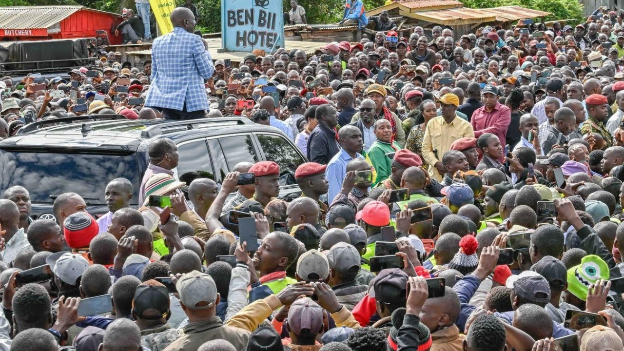 LIVE: President Ruto launching Ngoswani - Morijo Road, Narok West.