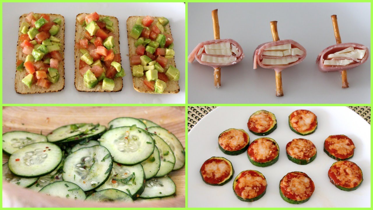 4 SNACKS SALUDABLES