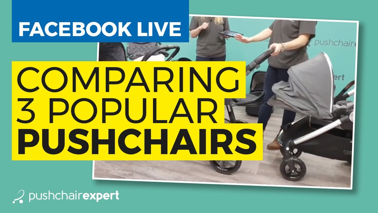 Facebook Live: Comparing 3 popular pushchairs - Tinum, Oyster 3 and Ocarro!