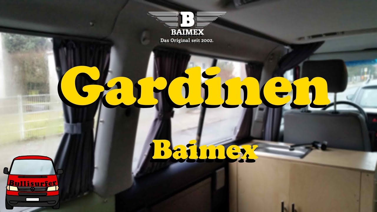 Neue Gardinen von Baimex - VW T4 Umbau zum Camper #11