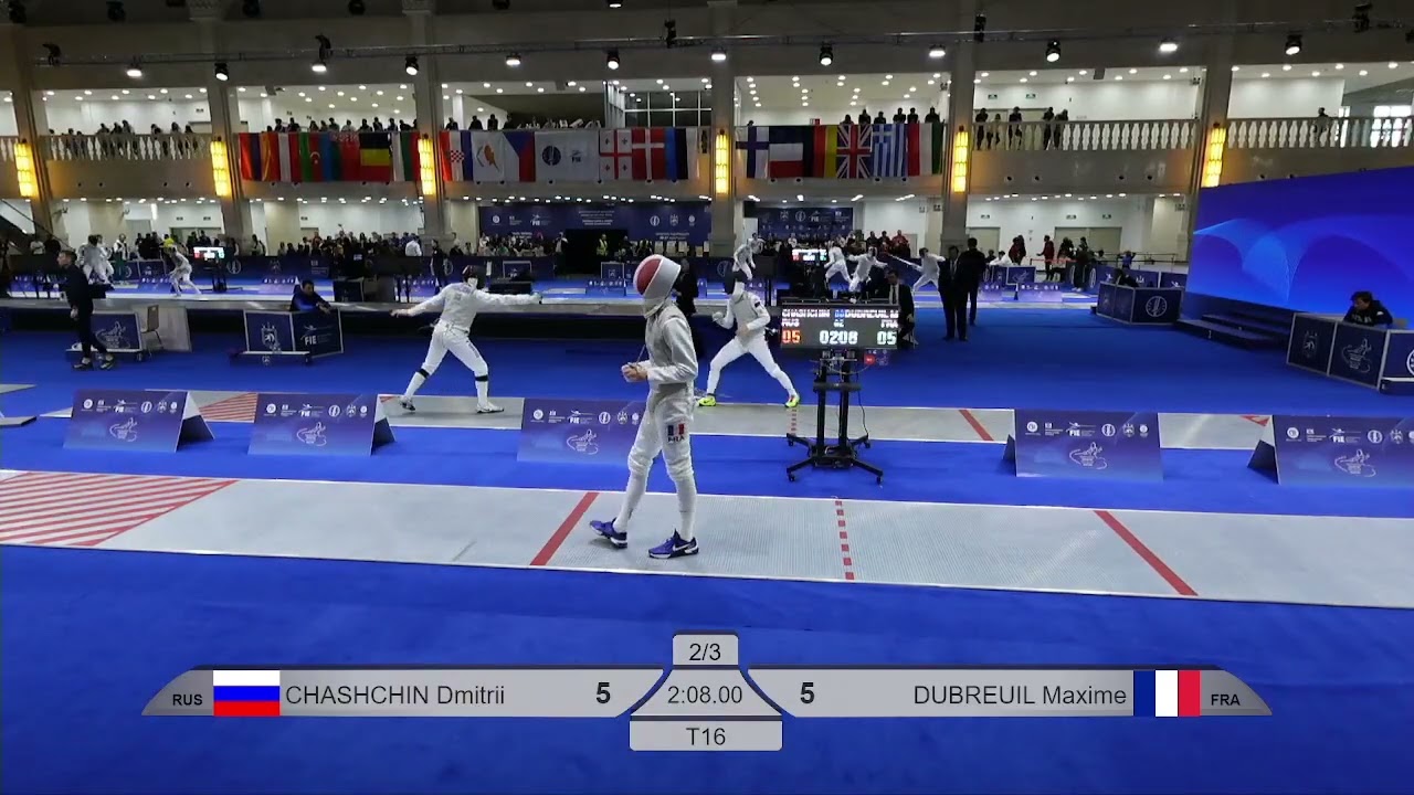 2026 352 T16 08 M F Individual Tbilisi GEO Red CHASHCHIN RUS vs DUBREUIL FRA