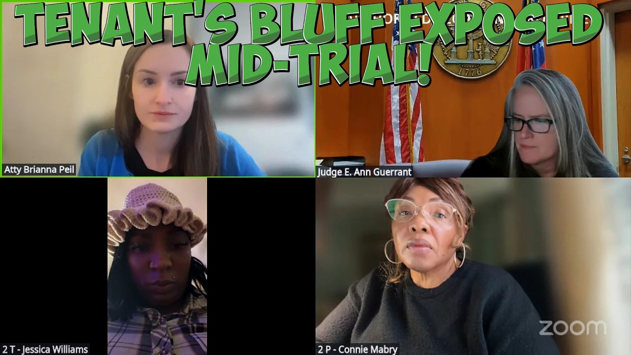 Tenant's Bluff EXPOSED Mid-Trial!