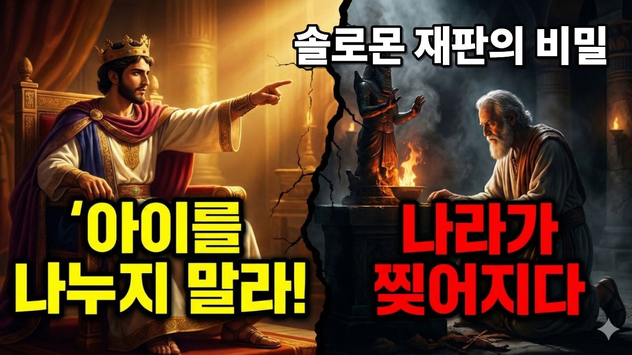 '자궁이 불타올랐다' — 성경이 숨긴 솔로몬 재판의 비밀 #솔로몬의지혜 #두창기재판 #라함 #자궁의신학 #은혜와감사