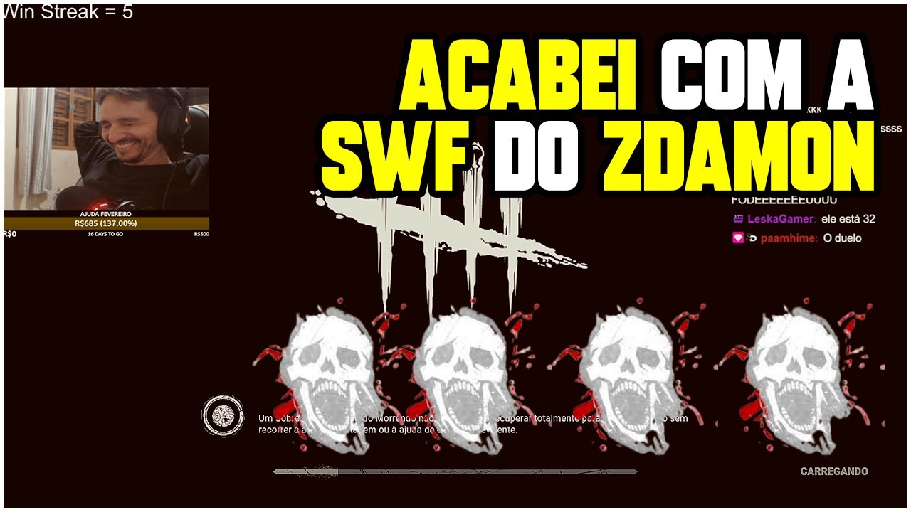 ACABEI COM A STREAK DO @zDamon7x (Nurse Tryhard) | Dead by Daylight
