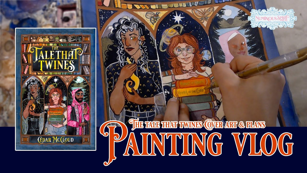 Watercolor Painting Vlog: The Tale That Twines Book Cover