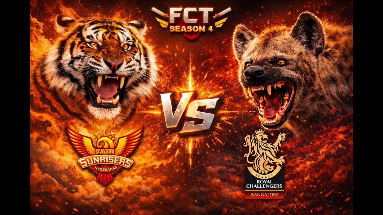 Round 6|| FCT S4 || SRH  Vs RCB || Cricket 26 ||