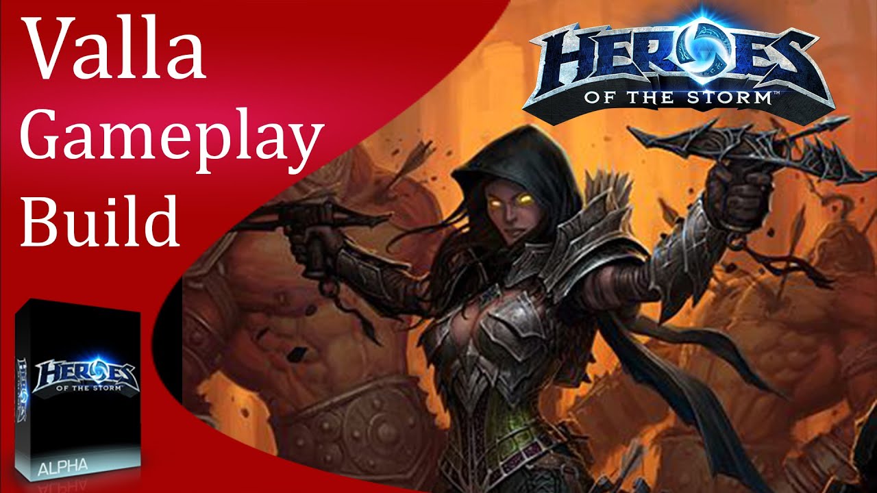Heroes of the Storm - Valla Gameplay and Build