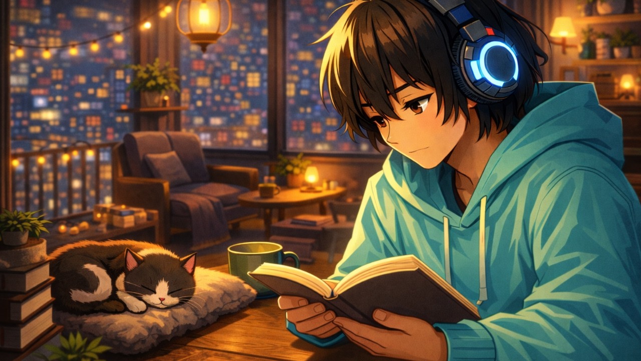 LoFi for Deep Reading & Sleep 1h35min
