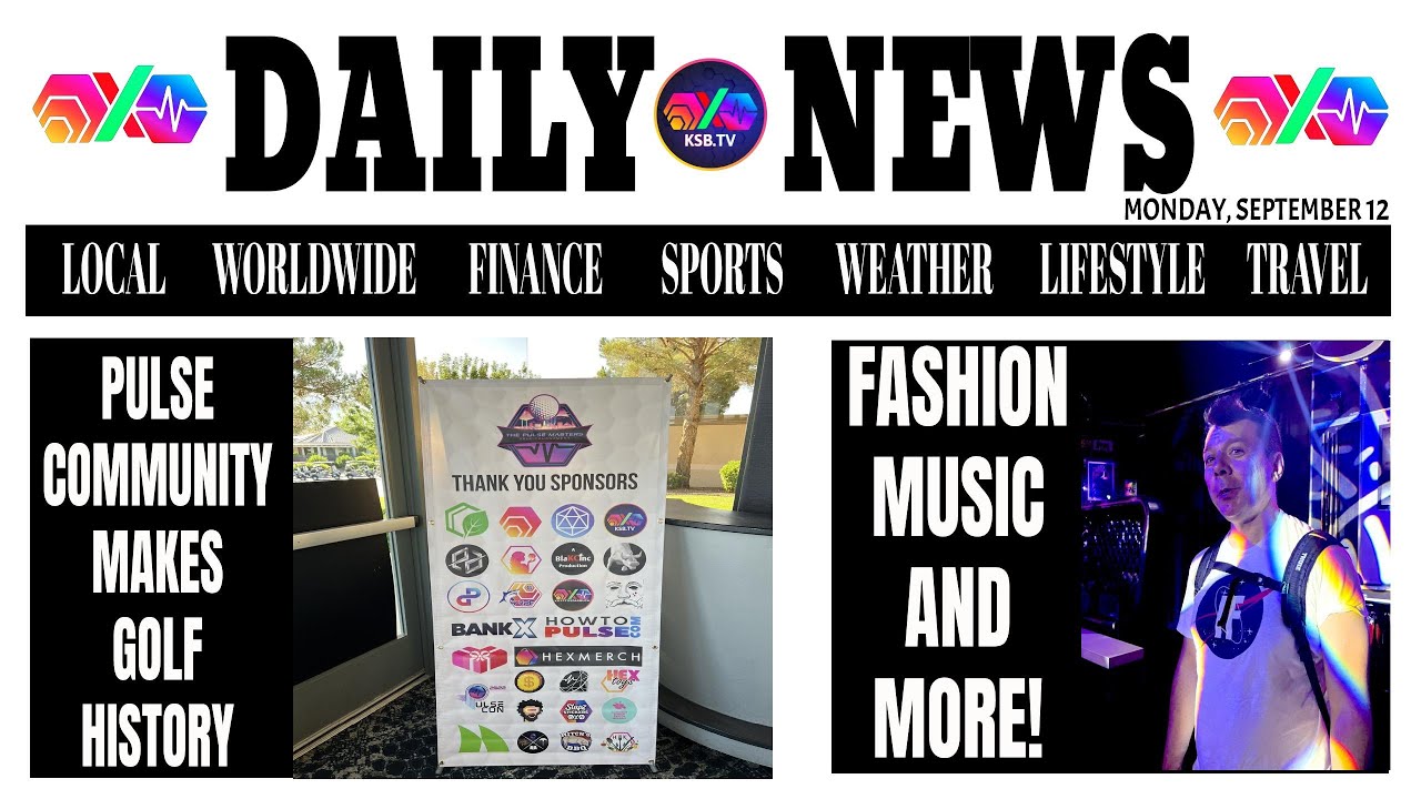 Crypto Daily News with BlaKCrypto #ksbtv #monday #september12 #pulsechain #hex