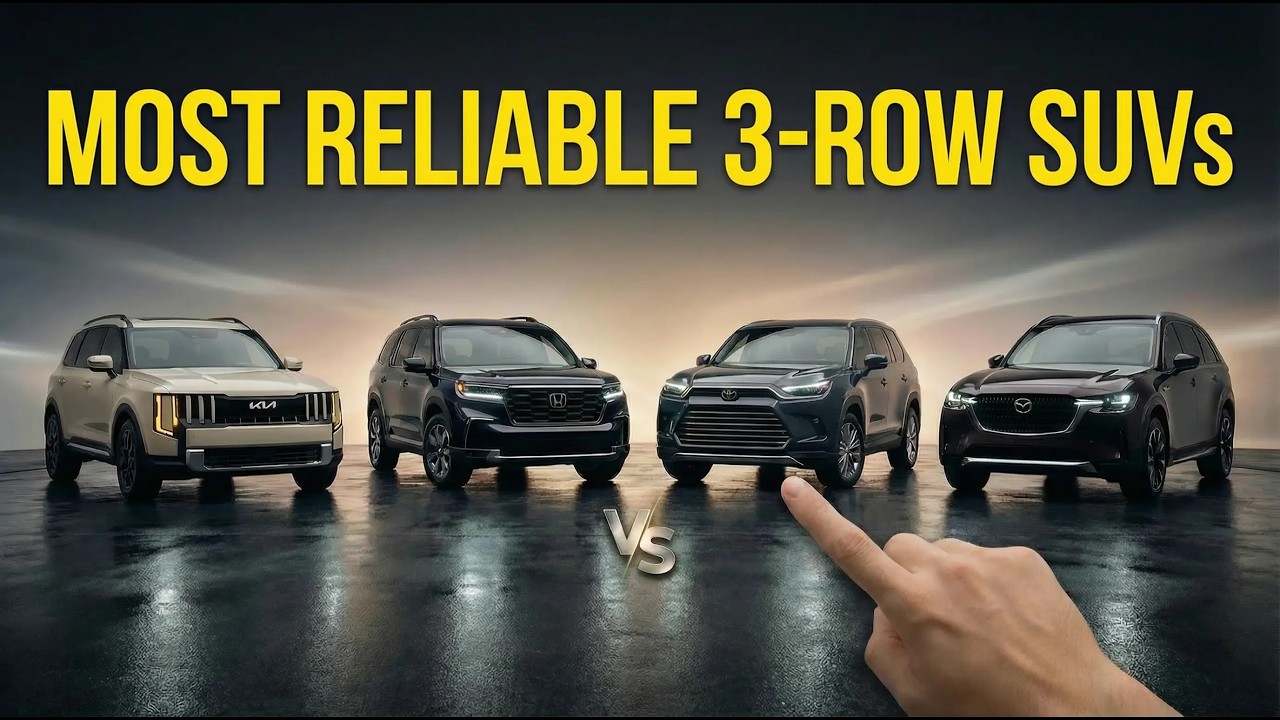 2026 3-Row SUV Reliability Showdown: Best Family SUVs Ranked 1&ndash;10