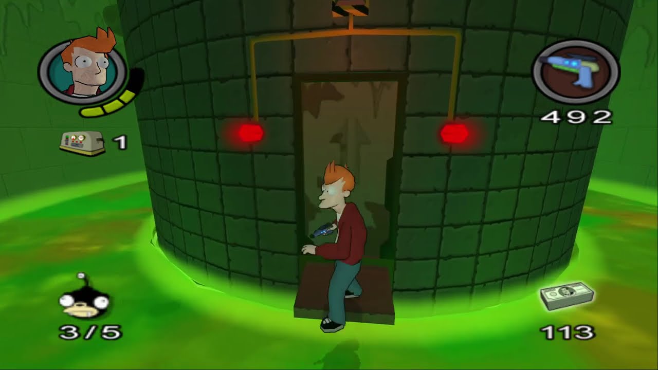 The Sewers, The Subway & Death's Delivery Boy! - Futurama - #02 - PS2 Full Playthrough