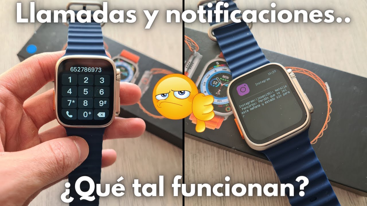 Smartwatch T900 Ultra: ¿Cómo funcionan las llamadas y mensajes de WhatsApp?