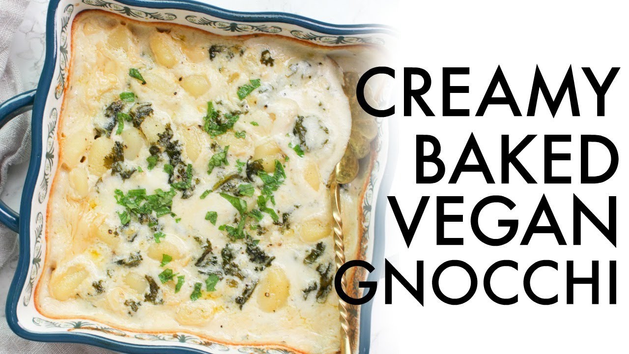 CREAMY BAKED VEGAN GNOCCHI | This Savory Vegan