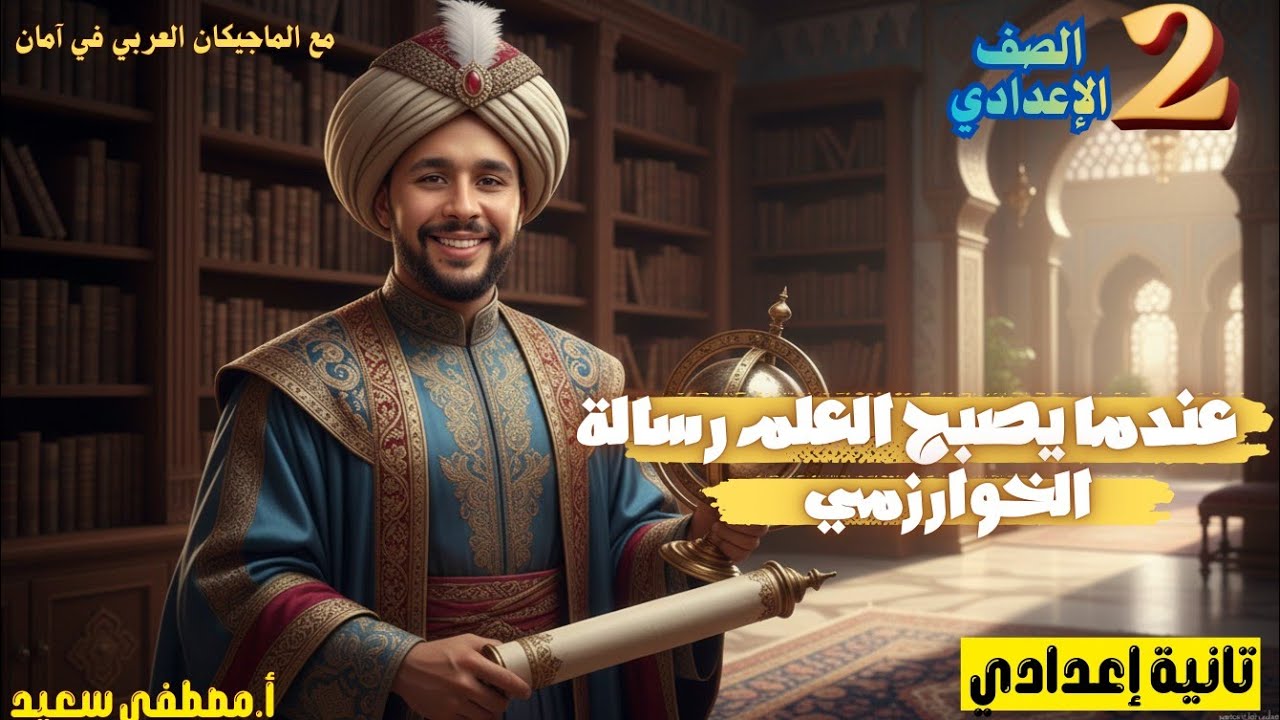 عندما يصبح العلم رسالة الخوارزمي | الصف الثاني الإعدادي الماجيكان