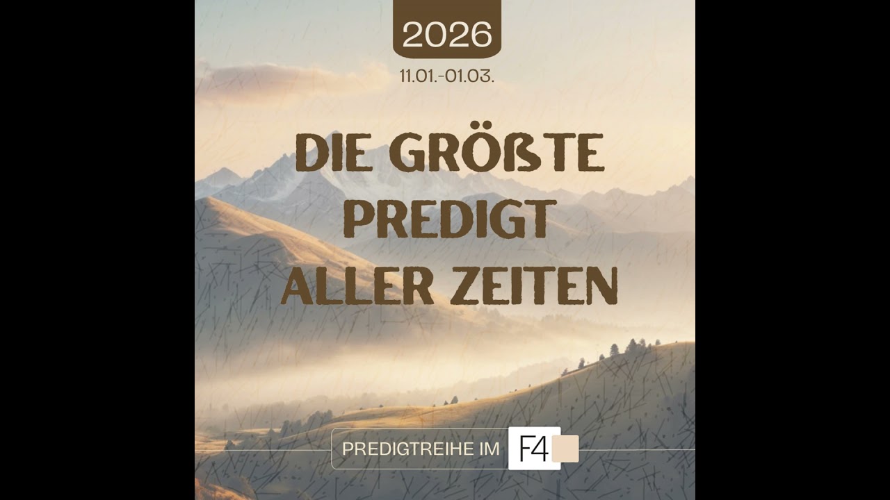 Mark Bühner - Die Seligpreisungen | Die größte Predigt aller Zeiten (Teil 1 von 8)