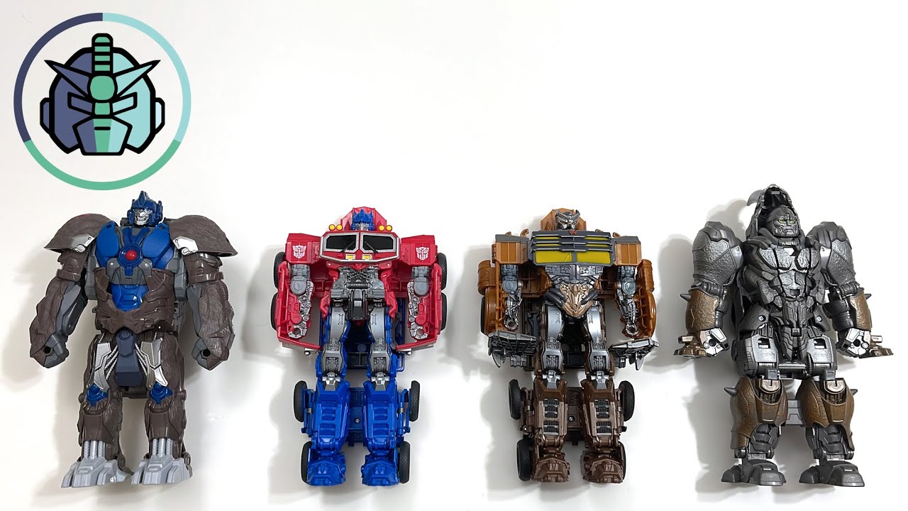 Transformers Rise of the Beasts Smash Changer Optimus Prime Optimus Primal Rhinox Scourge トランスフォーマー