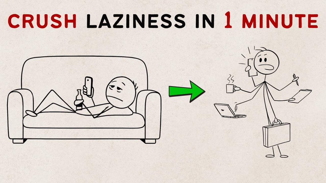 Crush your laziness in 1 minute (3 simple steps)