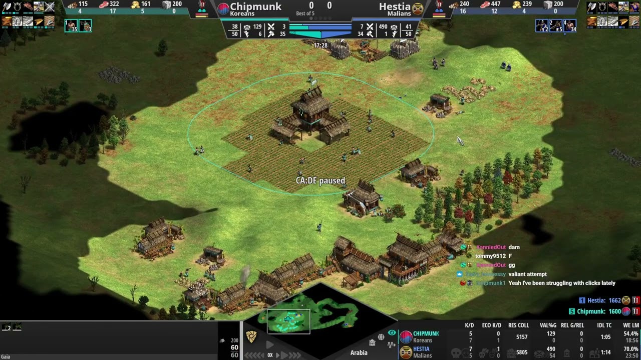 Disaster Early Walling | Coaching 1600 | Arabia | Koreans vs Hestians (30 Dec/2025)