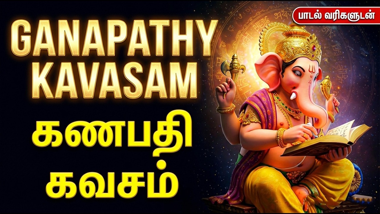 விநாயகர் அருள் தரும் சக்திவாய்ந்த கணபதி கவசம் | Ganapathi Kavasam 🙏 | Vinayagar Tamil Bhakti Songs