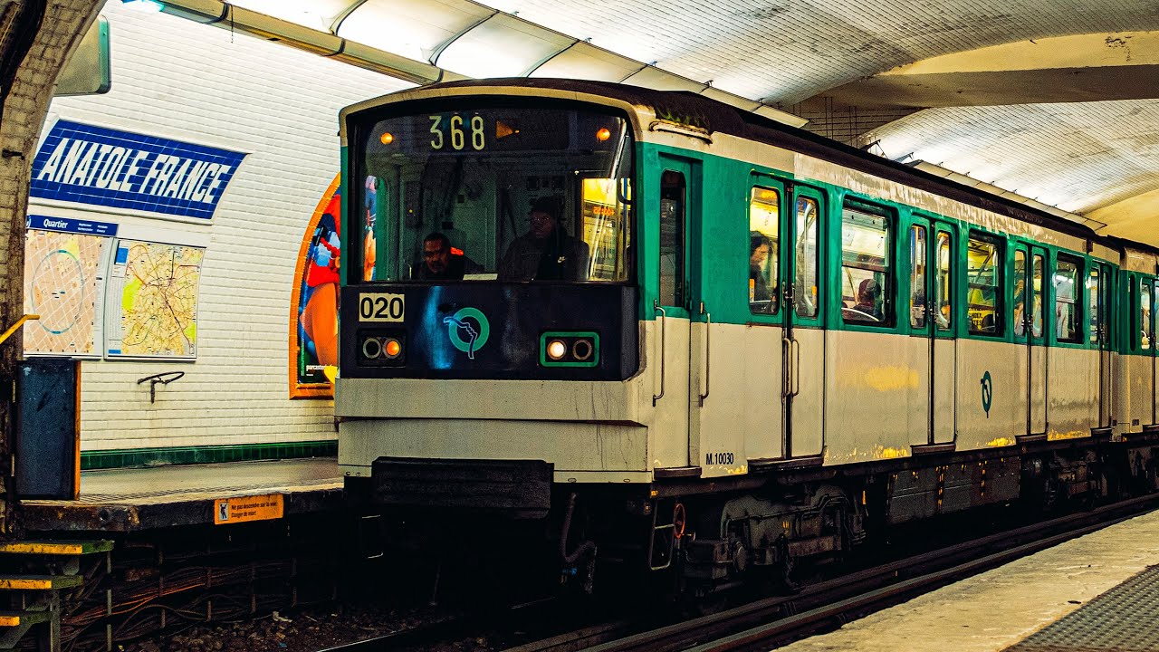 4K : COMPILATION METRO PARIS 🇫🇷 - TOUTES LES LIGNES  - JANVIER 2025 / 90 MIN 🕙