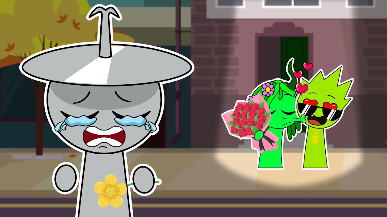 POV: Грустная история любви Клукра | Анимация Incredibox Sprunki | Трогательная история