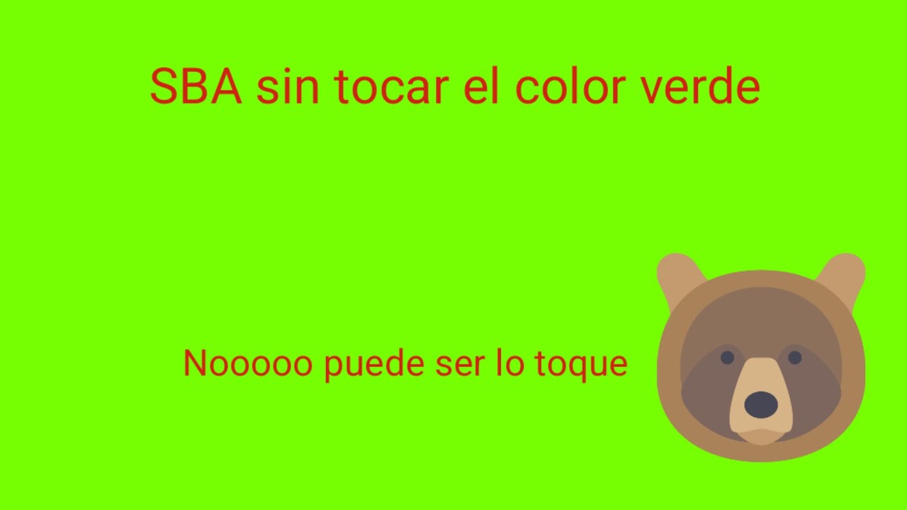 Jugando SBA con mi amigo Sian;reto pasárselo  sin tocar el color verde parte 1
