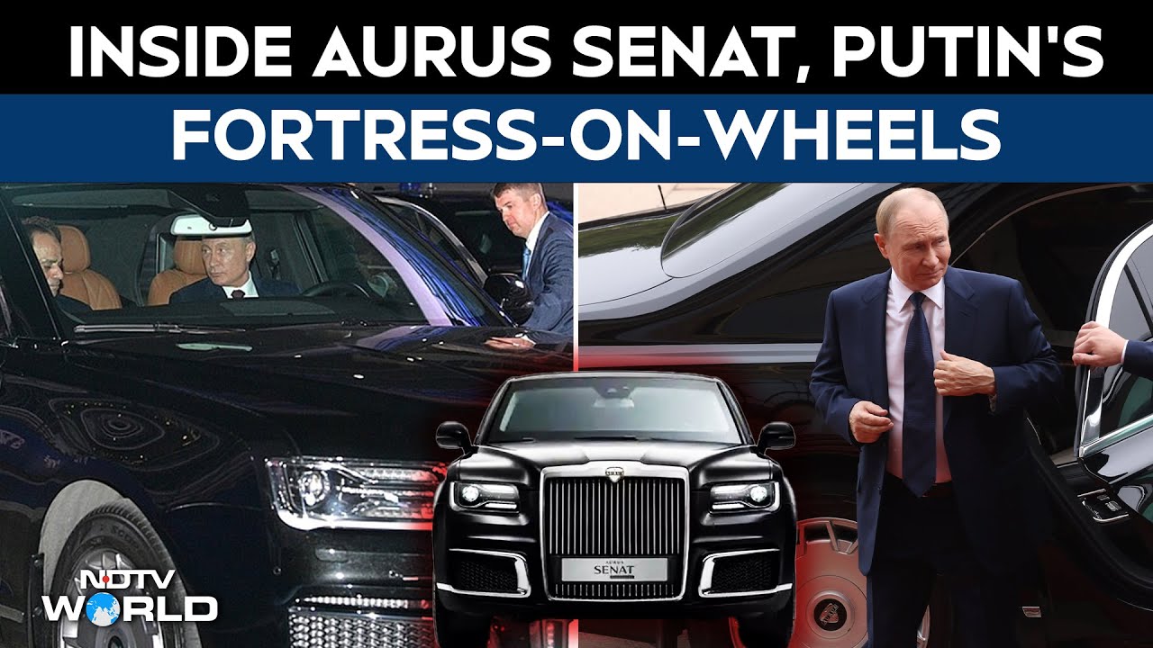Putin News Today | What Makes Putin&rsquo;s Car So Special? Aurus Senat Arrives in India