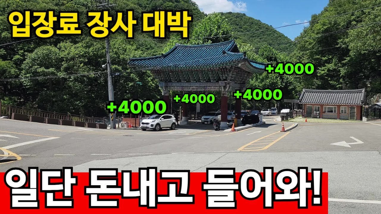 내원사 입장료 날강도들 | 영남 최고의 계곡 풀소유