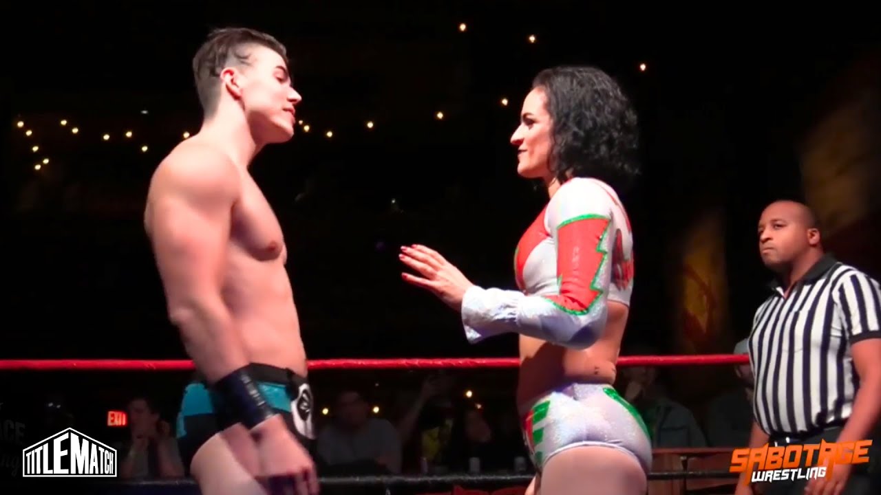 Гром Роза против Сэмми Гевары - Sabotage Intergender Wrestling ПОЛНЫЙ МАТЧ (AEW, NXT)