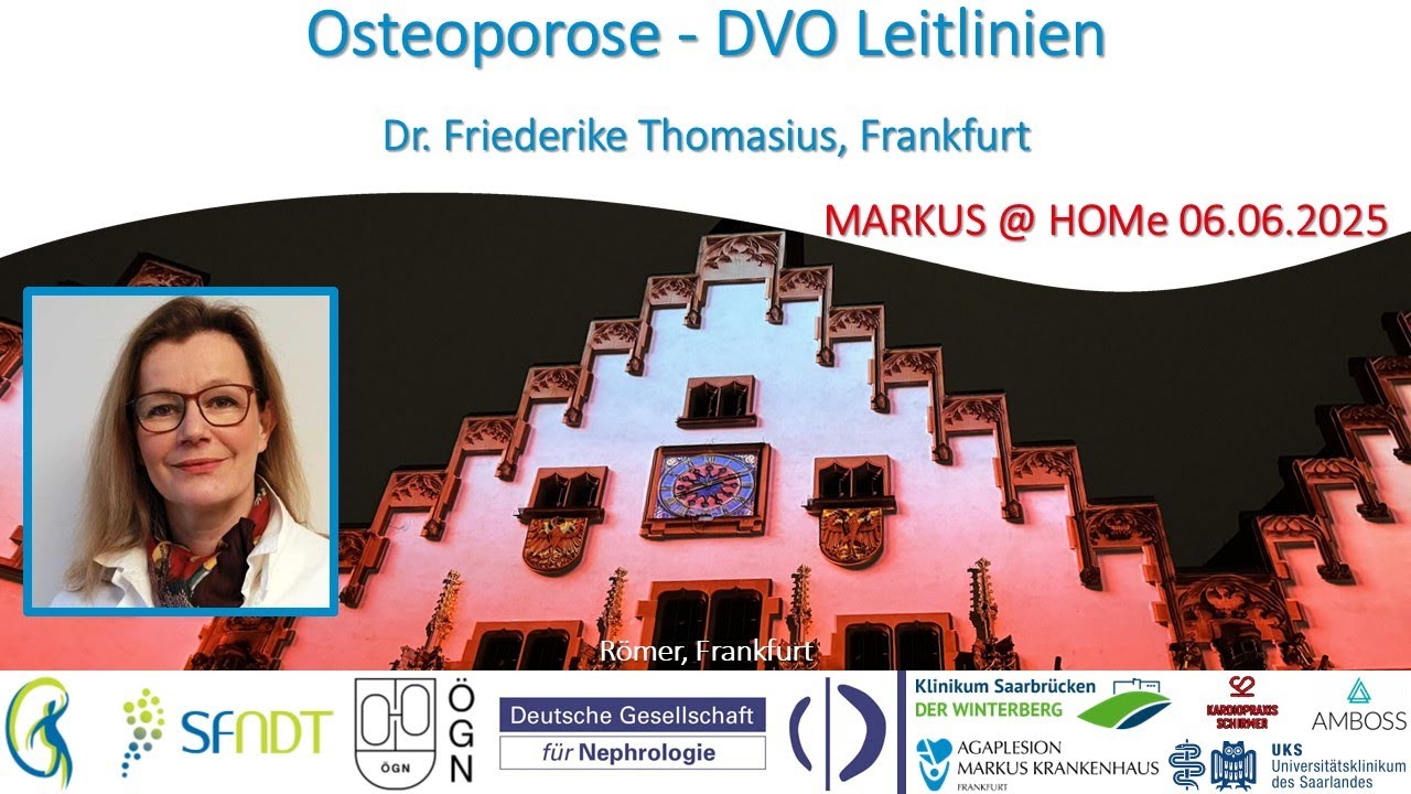 Osteoporose - DVO Leitlinien - Dr. Friederike Thomasius (Frankfurt am Main)