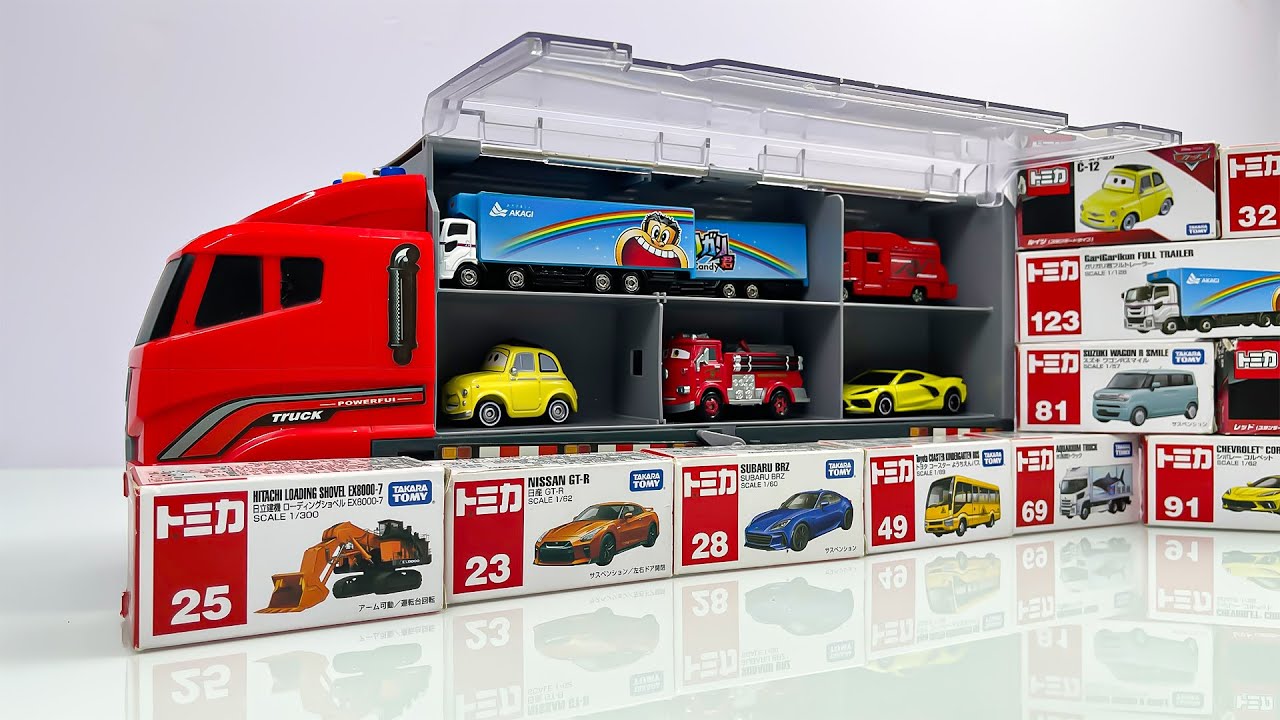トミカ☆車のミニカーを開封してコンボイへ収納☆ホンダ NSX｜Tomica 