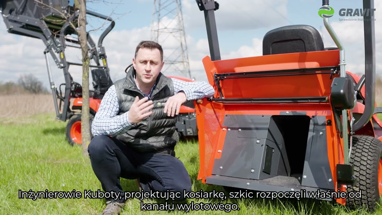 Poznaj profesjonalne kosiarki / traktorki Kubota G231HD oraz GR1600 z funkcją zbierania! | GRAVIT.pl