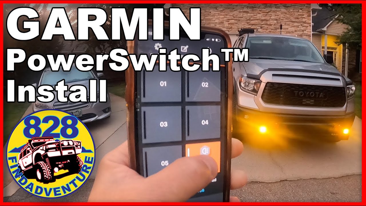How to install a Garmin Power Switch under the hood of my Toyota Tundra