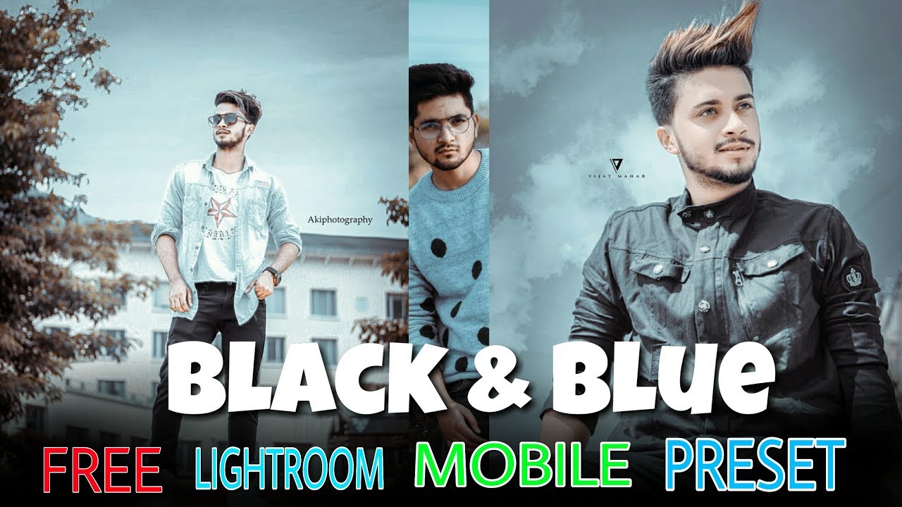 Black & Blue Tone Preset🔥|| Lightroom Free Preset | Deepak Creation