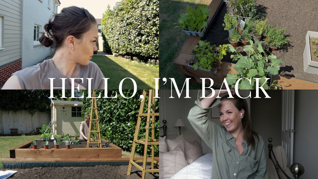 I'M BAAACKKK Vlogging again | come see my vegetable garden transform | ByEmmaLouise